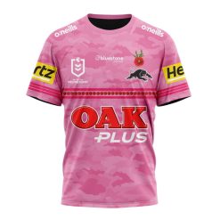 NRL Penrith Panthers Custom Name Number 2023 ANZAC Day Jersey T-Shirt