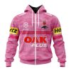 NRL Penrith Panthers Custom Name Number 2023 ANZAC Day Jersey Zip Up Hoodie