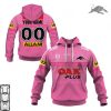 NRL Penrith Panthers Custom Name Number 2023 Away Jersey Pullover Hoodie