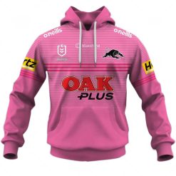 Alternative view of NRL Penrith Panthers Custom Name Number 2023 Away Jersey Pullover Hoodie