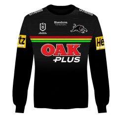 NRL Penrith Panthers Custom Name Number 2023 Home Jersey Sweatshirt