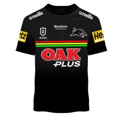 NRL Penrith Panthers Custom Name Number 2023 Home Jersey T-Shirt