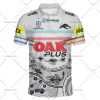 NRL Penrith Panthers Custom Name Number 2023 Indigenous Jersey Polo Shirt