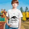 NRL Penrith Panthers Custom Name Number Diehard Fan Kids T-Shirt