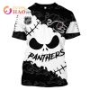 NRL Penrith Panthers Custom Name Number Halloween T-Shirt V3