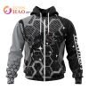 NRL Penrith Panthers Custom Name Number MotoCross Zip Up Hoodie V3