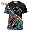 NRL Penrith Panthers Custom Name Number NAIDOC Indigenous T-Shirt