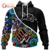 NRL Penrith Panthers Custom Name Number NAIDOC Indigenous Zip Up Hoodie