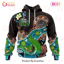 NRL Penrith Panthers Custom Name Number Special Design NAIDOC Pullover Hoodie