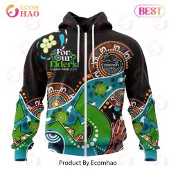 NRL Penrith Panthers Custom Name Number Special Design NAIDOC Zip Up Hoodie