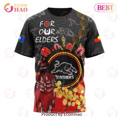 NRL Penrith Panthers Custom Name Number Special Edition NAIDOC T-Shirt