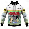 NRL Penrith Panthers Custom Name Number x Bluey Jersey Zip Up Hoodie