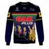 NRL Penrith Panthers Custom Name Number x The Simpsons 2020 Halloween Sweatshirt