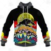 NRL Penrith Panthers Dinky Di Lover Aboriginal Flag x Indigenous Zip Up Hoodie