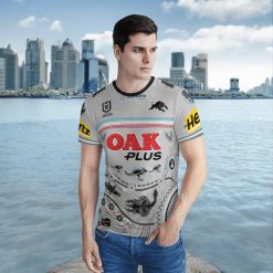 Alternative view of NRL Penrith Panthers Indigenous 2023 Jersey T-Shirt