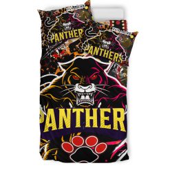 Alternative view of NRL Penrith Panthers Indigenous Doona Cover V11