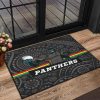 NRL Penrith Panthers Mascot Navy Indigenous Rubber Doormat