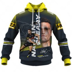 Alternative view of NRL Penrith Panthers Nathan Cleary #7 Pullover Hoodie