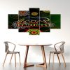 NRL Penrith Panthers New Indigenous Style 5 Panel Canvas