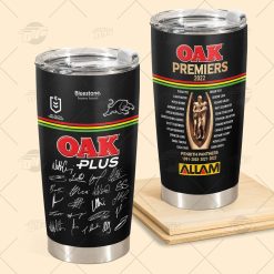 Alternative view of NRL Penrith Panthers Premiers 2022 - 2023 Team Signature Tumbler