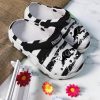 NRL Penrith Panthers White Black Crocs