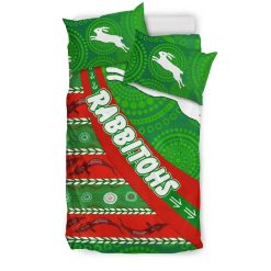 Alternative view of NRL South Sydney Rabbitohs Aboriginal Doona Cover