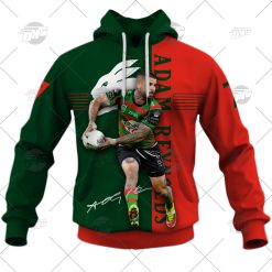 Alternative view of NRL South Sydney Rabbitohs Adam Reynolds Elite Player Pullover Hoodie Style T17