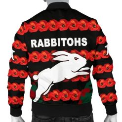 Alternative view of NRL South Sydney Rabbitohs ANZAC DAY Bomber Jacket