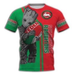 NRL South Sydney Rabbitohs Baby Groot T-Shirt