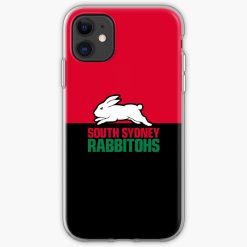 NRL South Sydney Rabbitohs Black Red Design Phone Case