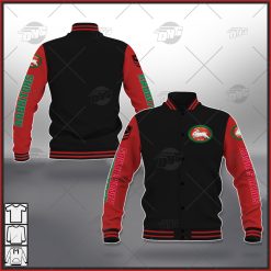 NRL South Sydney Rabbitohs Black Red Logo 2009 Baseball Jacket
