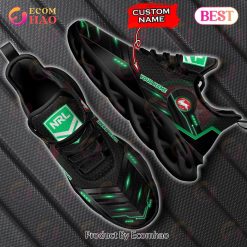 Alternative view of NRL South Sydney Rabbitohs Custom Name 2023 New Max Soul Shoes V3