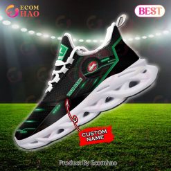 NRL South Sydney Rabbitohs Custom Name 2023 New Max Soul Shoes V3 - Image 5