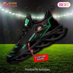 NRL South Sydney Rabbitohs Custom Name 2023 New Max Soul Shoes V3 - Image 6