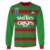 NRL South Sydney Rabbitohs Custom Name Number 1989 Vintage Retro Jersey Sweatshirt