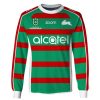 NRL South Sydney Rabbitohs Custom Name Number 2020 Away Jersey Sweatshirt V2