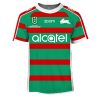 NRL South Sydney Rabbitohs Custom Name Number 2020 Away Jersey T-Shirt V2