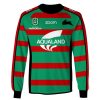 NRL South Sydney Rabbitohs Custom Name Number 2020 Home Jersey Sweatshirt V2