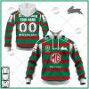 NRL South Sydney Rabbitohs Custom Name Number 2022 Away Jersey Pullover Hoodie