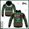 NRL South Sydney Rabbitohs Custom Name Number 2022 Home Jersey Pullover Hoodie