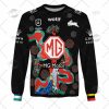 NRL South Sydney Rabbitohs Custom Name Number 2022 Indigenous Jersey Sweatshirt