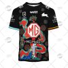 NRL South Sydney Rabbitohs Custom Name Number 2022 Indigenous Jersey T-Shirt