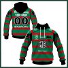 NRL South Sydney Rabbitohs Custom Name Number 2023 Home Jersey Pullover Hoodie