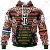 NRL South Sydney Rabbitohs Custom Name Number 2023 Indigenous Jersey Pullover Hoodie