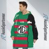 NRL South Sydney Rabbitohs Custom Name Number 2023 Mix Jersey Fleece Oodie