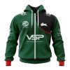NRL South Sydney Rabbitohs Custom Name Number 2023 Trainning Jersey Zip Up Hoodie