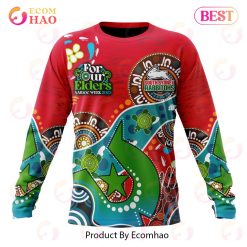 NRL South Sydney Rabbitohs Custom Name Number Special Design NAIDOC Sweatshirt