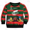 NRL South Sydney Rabbitohs Custom Name Number x The Simpsons 2020 Halloween Kids Sweatshirt