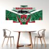 NRL South Sydney Rabbitohs NAIDOC Sporty Style 5 Panel Canvas