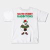 NRL South Sydney Rabbitohs White Kids T-Shirt V2